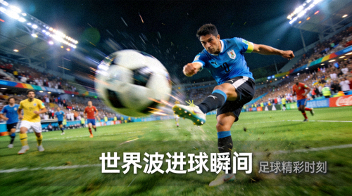 足球比赛精彩世界波进球瞬间视频缩略图